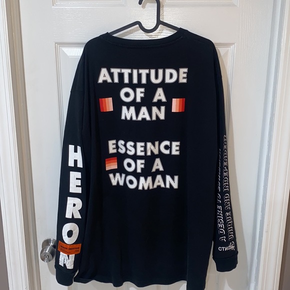 Heron Preston Flames Skull Long-sleeve Size XL - Picture 7 of 7